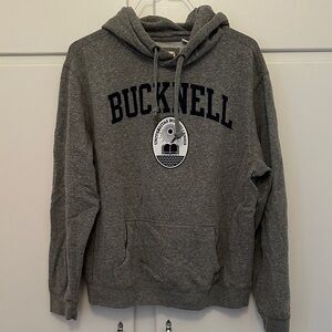 EUC Unisex Gray Bucknell Hoodie
